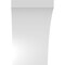 Ekena Millwork 6-in. W x 6-in. D x 10-in. H Thorton Architectural Grade PVC Knee Brace BRCP06X06X10THR - alternate 6